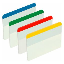 Marque-Pages rigides larges classique Post-it - distributeur de 24 feuilles