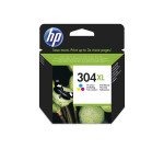 HP cartouche d'encre 304XL, 300 pages, OEM N9K07AE, 3 couleurs
