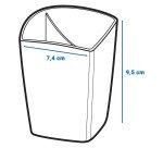 CEP Pot à crayons Riviera, magnétique, vert d'eau