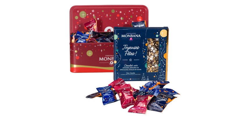 Coffret gourmand La corbeille de Noel - Monbana