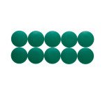 Aimant MAUL Solid 32mm 800g vert 10 pièces