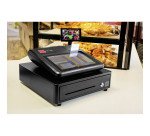 TechFive ECR 100 Caisse enregistreuse imprimante intégrée et tiroir fourni