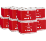 Papier toilette double épaisseur Bruneau - 96 rouleaux de 200 feuilles