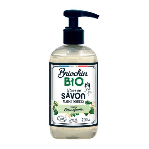 Savon liquide mains Briochin Bio Chèvrefeuille - Flacon de 290 ml