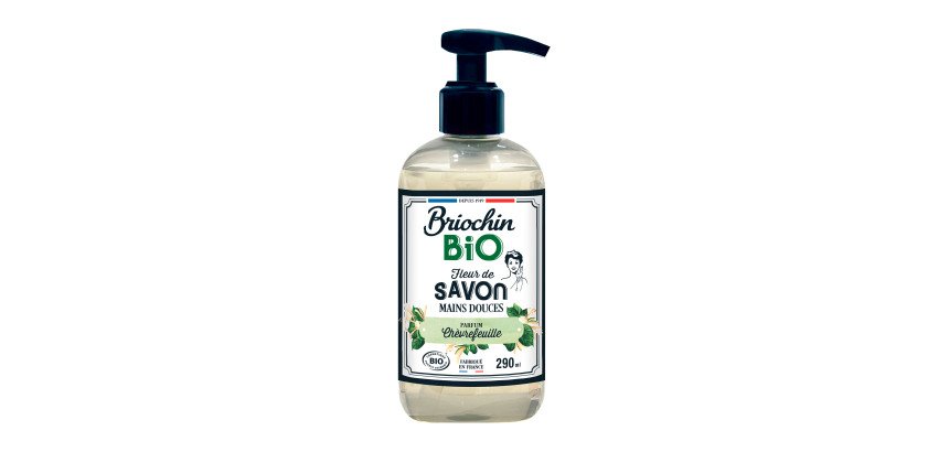 Savon liquide mains Briochin Bio Chèvrefeuille - Flacon de 290 ml