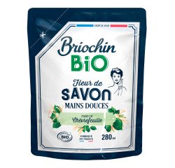 Savon liquide mains Briochin Bio Chèvrefeuille - Recharge de 280 ml