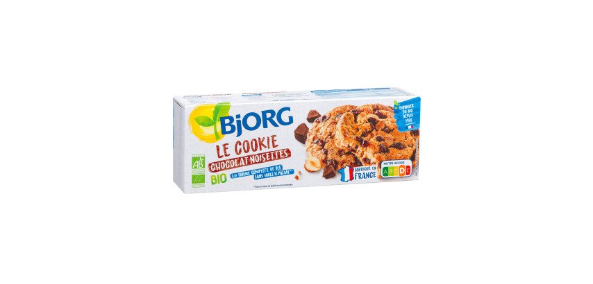 Cookies choco noisettes bio Bjorg  - Paquet de 200 g