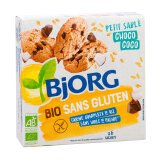 Kleine zandkoekjes chocolade kokosnoot bio Bjorg - pak van 150 g