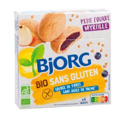 Petits fourrés myrtille bio Bjorg  - Paquet de 180 g