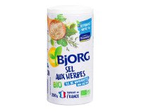 Salt with organic herbs from Bjorg - 250g dispenser box