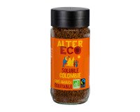 Café soluble 100 % Arabica Bio Alter Eco - Bocal de 100 g