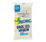 Gros sel marin bio Bjorg  - Sachet de 1 kg