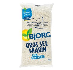 Bjorg organic coarse sea salt - 1 kg packet
