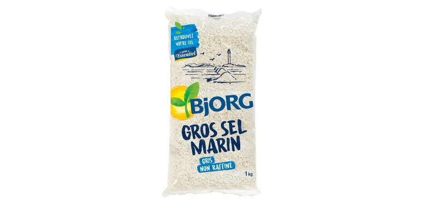 Grobes Meersalz Bio Bjorg - Beutel mit 1 kg