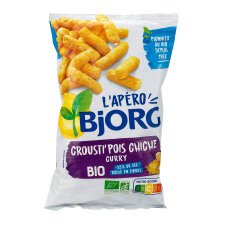 Crousti' kikkerwt curry bio Bjorg - zakje van 75 g