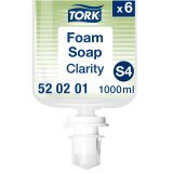 Heldere schuimzeep Tork Clarity voor S4-dispenser - vulling van 1 liter