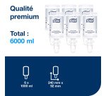 Savon mousse Tork Peaux sensibles, pour distributeur S4 - Cartouche de 1 L