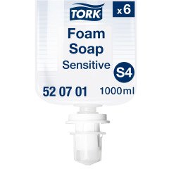 Tork Foam Soap Sensitive Skin , for S4 dispenser - 1 L cartridge
