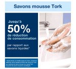 Savon mousse Tork Peaux sensibles, pour distributeur S4 - Cartouche de 1 L