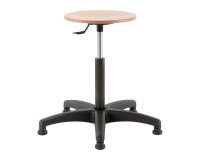 Stool INDUS adaptable in height with fixed feet
