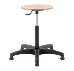 Kruk INDUS aanpasbaar in de hoogte met vaste voetjes