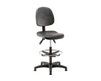 Silla alta Working con reposapies