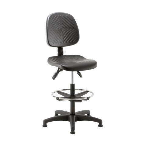 Silla alta Working con reposapies