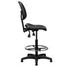 High chair WORKING with high asynchronous mechanism, footrest, and glides