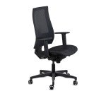 Sedia "ERA MESH" in rete autoportante colore nero
