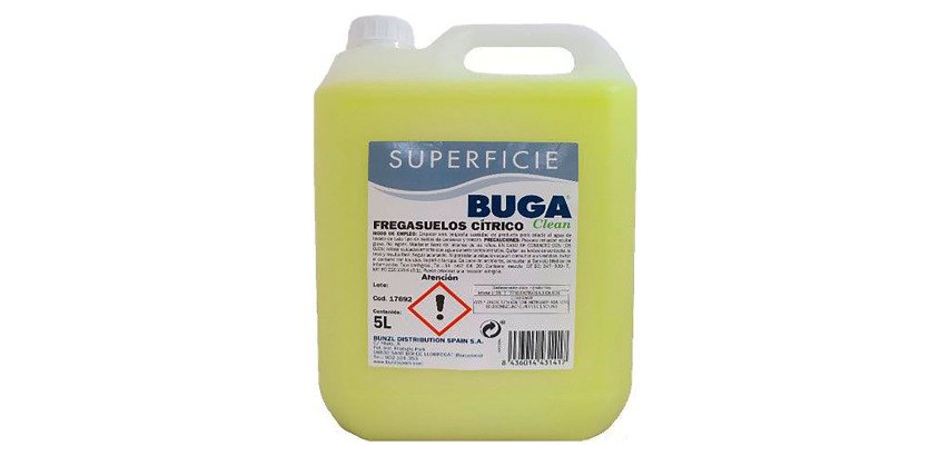 Friegasuelo cítrico Buga - garrafa 5L