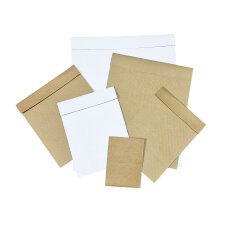 Luchtbelenveloppen in wit kraftpapier 350 x 470 La Couronne zonder venster zelfklevend - pak van 10 stuks