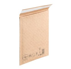 Luchtbelenvelop in bruin kraftpapier 150 x 215 mm La Couronne - pak van 100 stuks