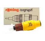 Pointe de rechange pour isograph 0,35 mm