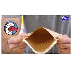 Sleeve with air bubbles brown kraft 180 x 265 mm La Couronne - box of 100 pieces