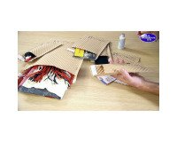 Luftpolstertasche aus braunem Kraftpapier 220 x 265 mm La Couronne - Packung mit 100