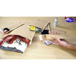 Pochette à bulles papier kraft brun 180 X 265 La Couronne - Lot de 100