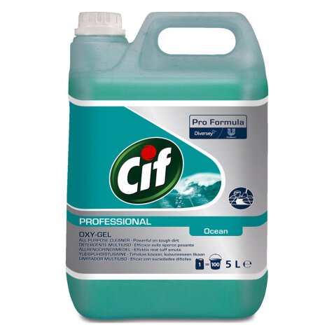 Fregasuelo Oxy Gel Ocean Cif - garrafa 5L