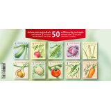 Carnet 50 timbres légumes NON Prior Nat 1 (Belgique). (Cet article n'est pas pris en compte dans le calcul d'éventuels frais de port, et ne donne pas droit aux cadeaux)