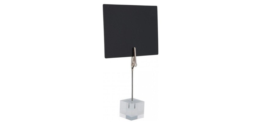 Support CLAMP ardoise, acrylique