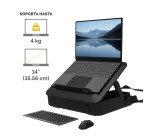 Maletín con soporte elevador para portátil Breyta Fellowes 100% reciclable