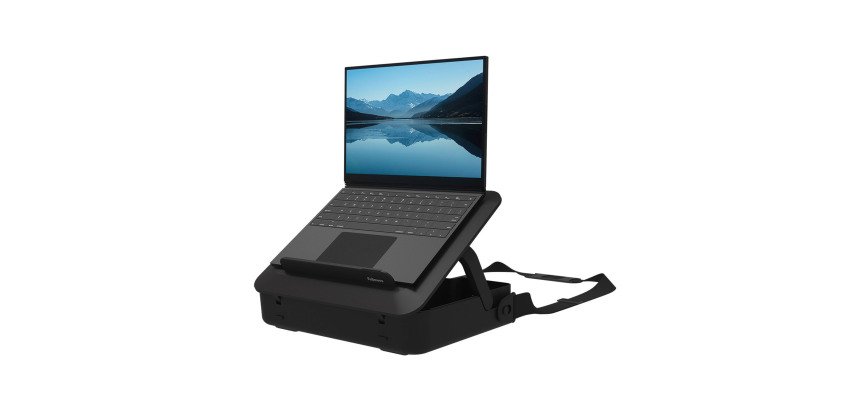 Maletín con soporte elevador para portátil Breyta Fellowes 100% reciclable