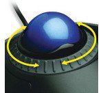 Trackball filaire Kensington Orbit avec molette de défilement Scroll Ring
