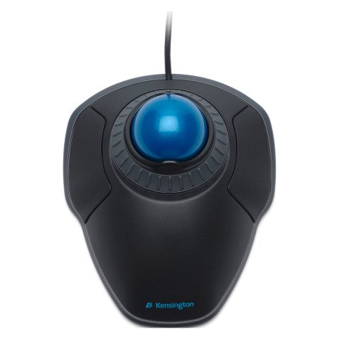 Ratón con cableTrackball Kensington Orbit con rueda de desplazamiento Scroll Ring