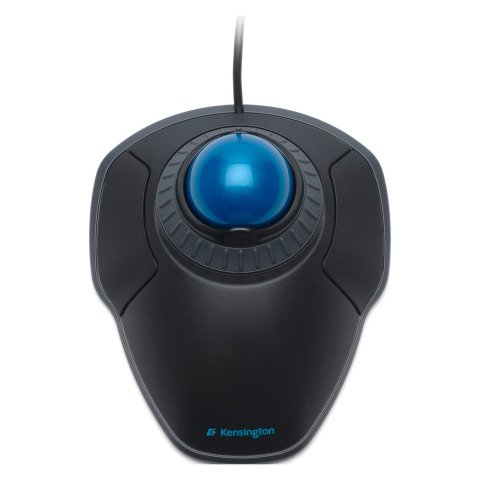 Ratón con cableTrackball Kensington Orbit con rueda de desplazamiento Scroll Ring