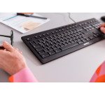 Clavier filaire silencieux Cherry Stream Keyboard - AZERTY