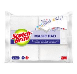 Gomma Scotch-Brite Cancella macchie 14,5 x 3 x 11 cm bianco 2 unità