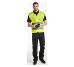 Gilet alta visibilità con porta badge Portwest C494 giallo