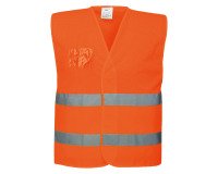 Gilet alta visibilità con porta badge Portwest C494 arancione