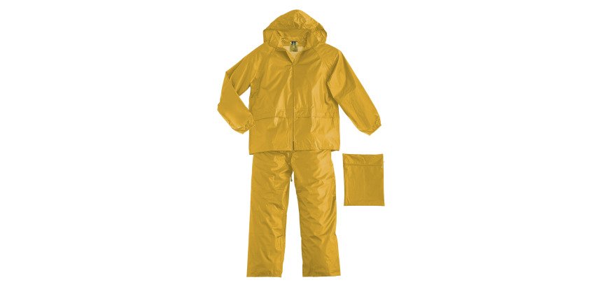 Completo antipioggia Rossini Clipper HH305, giallo