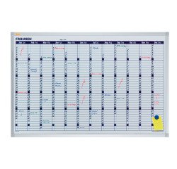 Tableau planning X-tra!Line calendrier, 900 x 600 mm